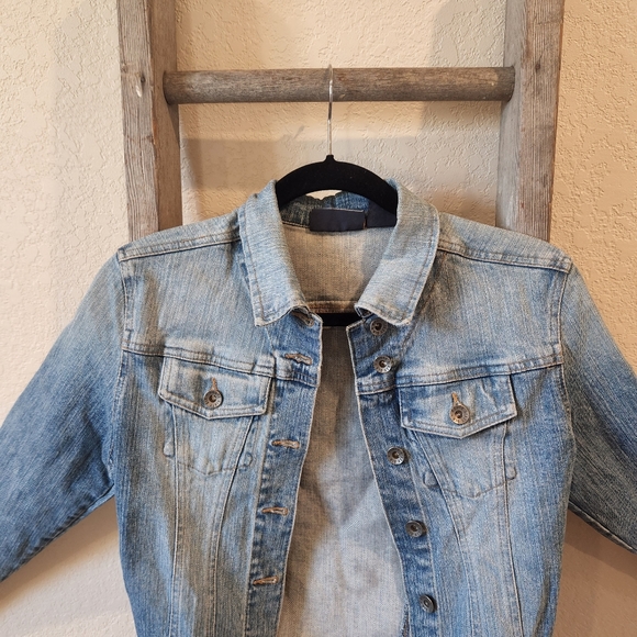 Route 66 Women's Cute Cropped Jean Jacket- Size Small - Picture 4 of 8